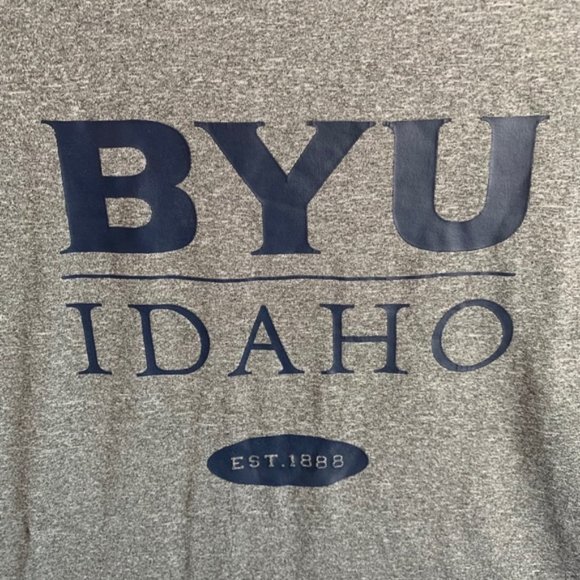 Brigham Young University Idaho Gray Dry Fit Shirt - Picture 4 of 4